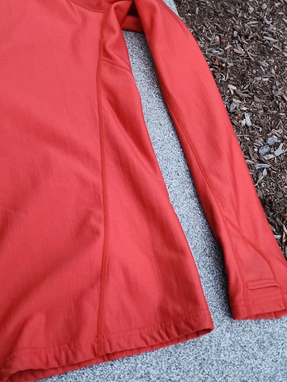 Ibex Women’s Half-Zip Hooded Pullover Sweater - Rust - Medium - Picture 10 of 13